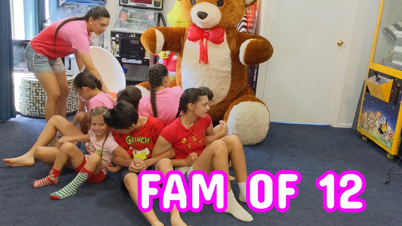 ЧЕЛЛЕНДЖ С БЛОКИРОВКОЙ РУКИ!!!!! СЕМЬЯ ИЗ 12!!!!!