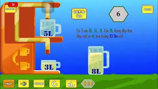 Qua sông IQ ván 8 : Rót ra 4 lít bia trong 10 lần screenshot 5