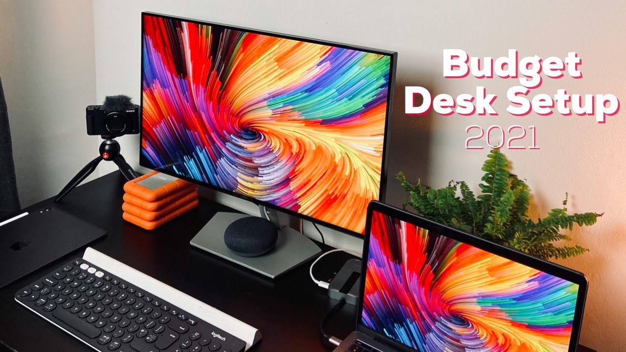 My Budget Desk Setup 2021 YouTube