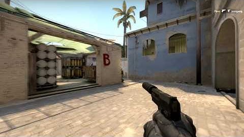 1v4 retake on Site B Mirage (Esea game with player commentary)  720 HD