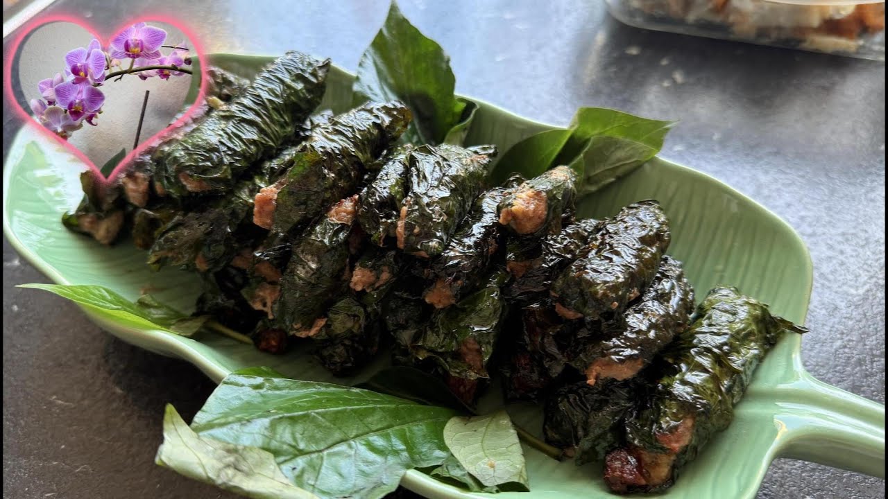 Bò cuộn lá lốt