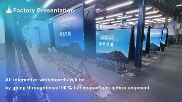 All Interactive whiteboards will be by going throughtimes100 % full inspections before shipment