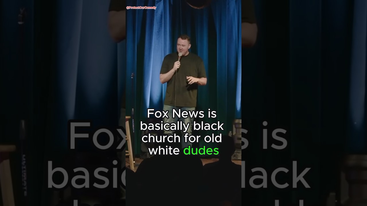 Shane Gillis REVEALS Fox News Is Black Church For White Dudes #shorts #comedy #foxnews