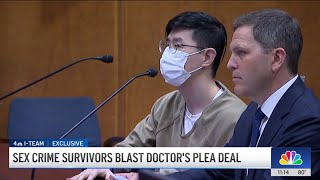 Sex crime survivors slam Queens DA's ‘sweetheart deal' for serial rapist doctor | NBC New York