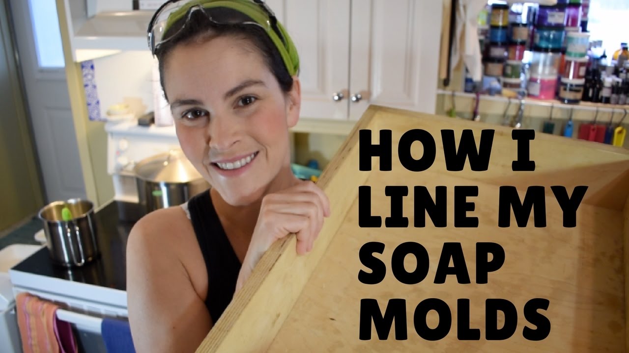 How I Line my Soap Molds - For Cold Processed Soaps 