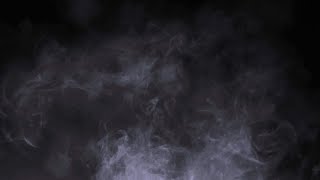 Smoke Overlay Effect Black Background Video Footage