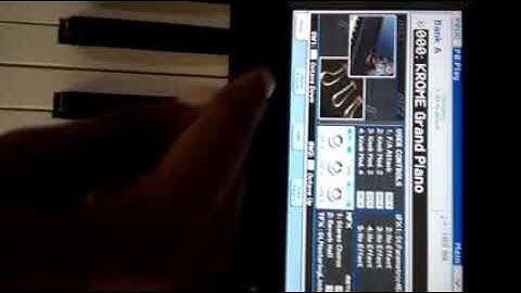 How to split, key voice range KORG KROME keyboard