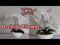 Bricolage orchide  comment faire des fleurs dorchides en papier  fausse orchide