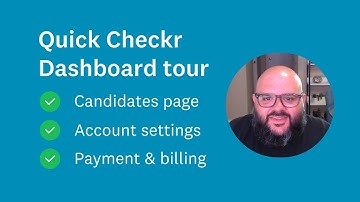 Checkr Dashboard Tour: Candidates, Settings, Billing