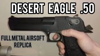 WE Cybergun Desert Eagle .50 (Airsoft) Co2 Vs Green Gas FPS, Shooting and recoil test and thoughts