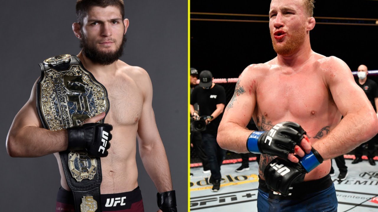 بث مباشر نزال حبيب نور محمدوف وجاستن غايتجي في بطولة UFC ...