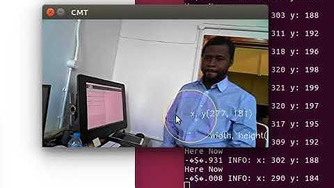 QT based Low Latency  Video Tracking testing using computer vision on Jetson TX2