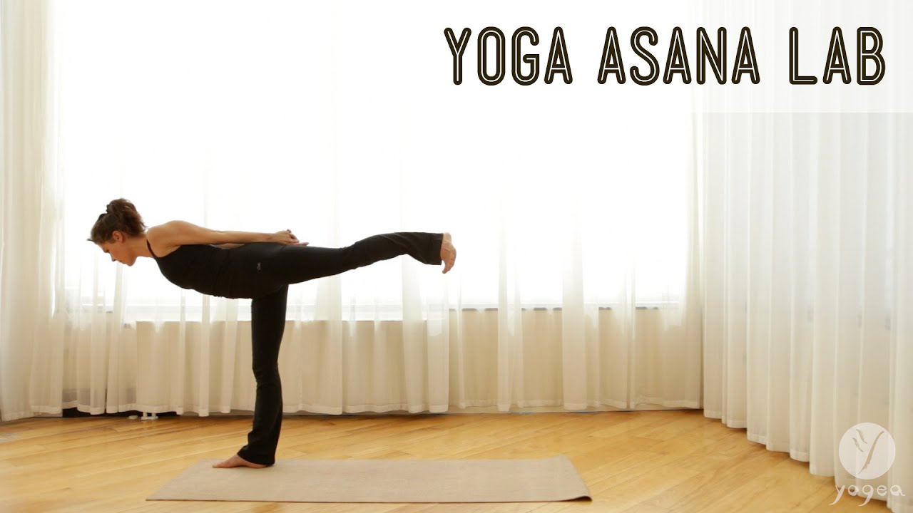 Yoga Asana Lab: Neutrally rotated postures (Warrior I, Warrior III, Twisted Half Moon Pose)
