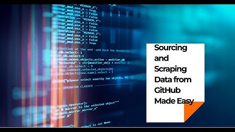 GitHub Sourcing and Scraping Tool By My Mother of Sourcing @IrinaShamaeva
