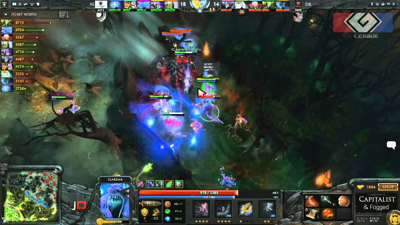 DK Mushi & IceIceIce Destroy iG in Roshan - G-League Grand Final