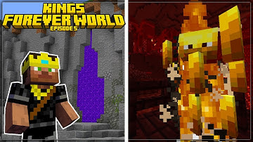 Nether Portal & Exploration In My Minecraft Forever World | Episode 5