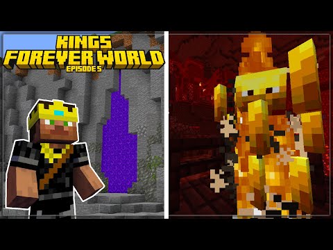 Nether Portal & Exploration In My Minecraft Forever World | Episode 5