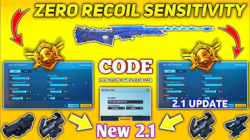 OSM RECOIL Sensitivity CODE + Control Setting PUBG Mobile | BGMI After Update 2.1