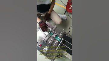 NY 826 pouch bag paging machine with vertical sealer zip end feeding first