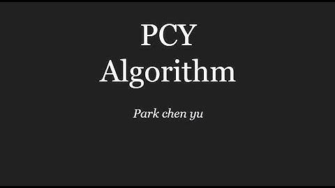 PCY algorithm | Park Chen Yu algorithm | Big data analytics