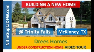 Trinity Falls McKinney | Drees Homes | Building A New Home | New Home Tour - August, 2022