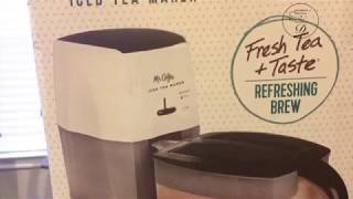 MR COFFEE ICED TEA MAKER UNBOXING