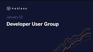 Q1 2021 | Tableau Developer User Group: Non-developer to a DataDev