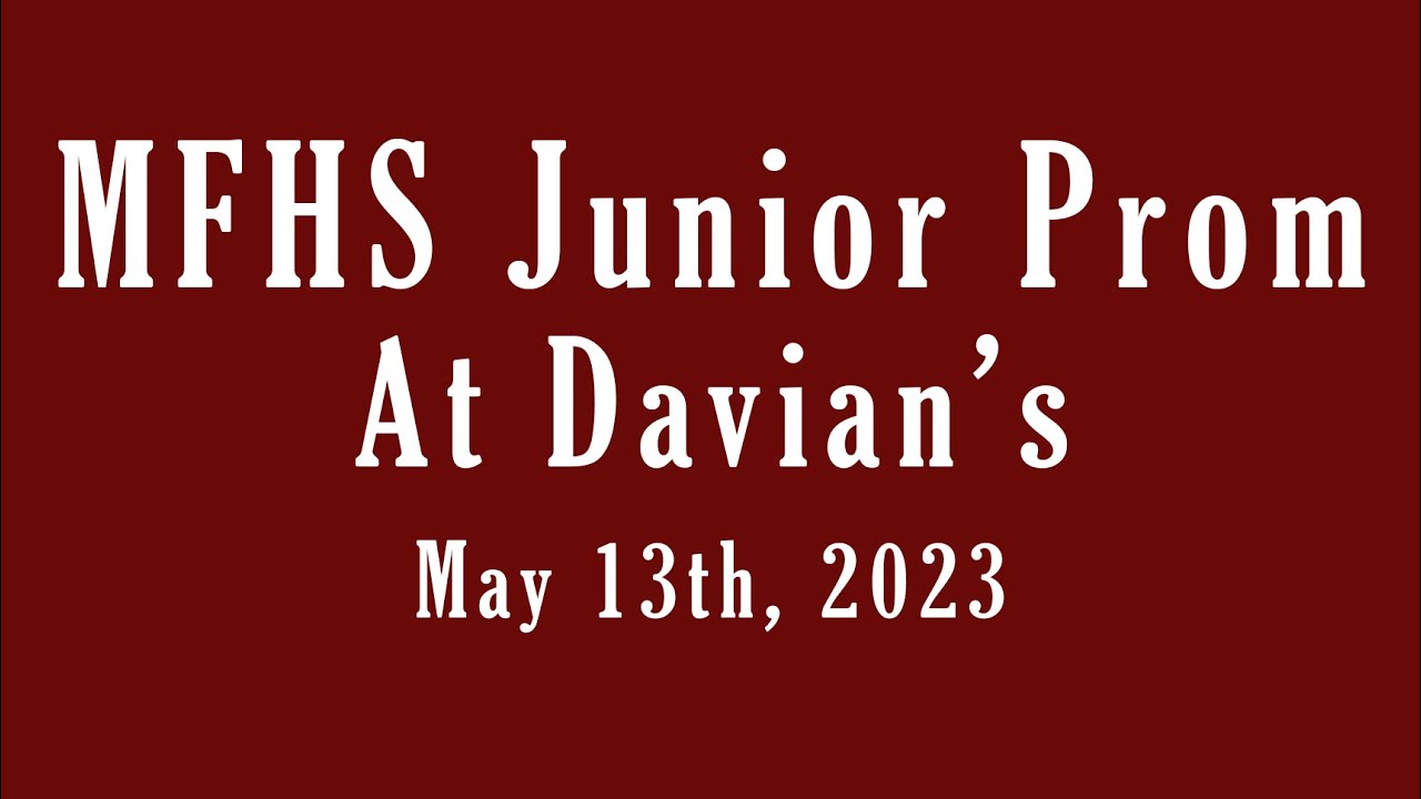 Menomonee Falls High School Junior Prom YouTube