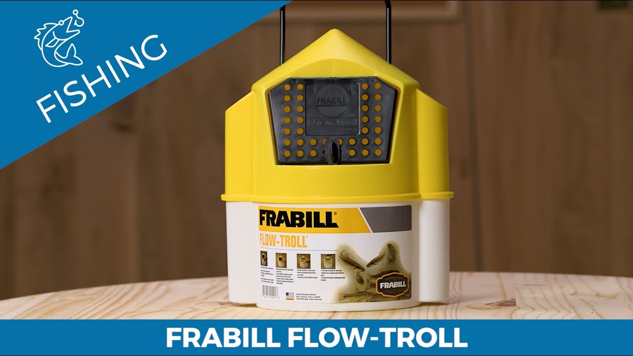 Frabill Flow Troll 6-Quart Bucket 