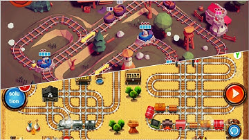 Rail Roads & Rail Maze 2 Mix Gameplay - Train Games - Android Gameplay #186