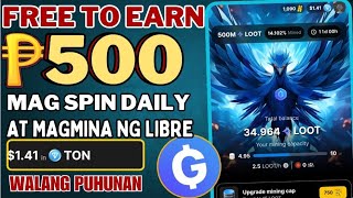 ₱500 KIKITAIN DITO:BAGONG GAMEE APP(NASA TELEGRAM NA)NO PUHUNAN|PLAY TO EARN MONEY APP#earnmoney screenshot 5