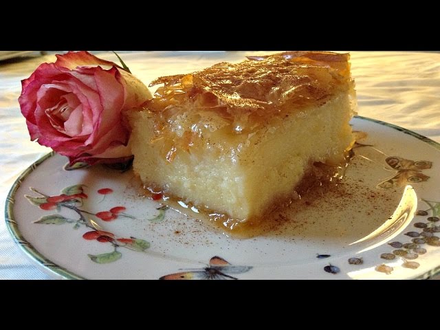 Galaktoboureko - Greek Custard Dessert Made Easy - Γαλακτομπούρεκο | Greek Cooking Made Easy