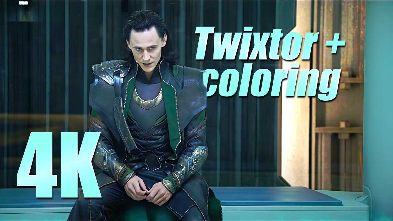 Loki The Avengers 4K Twixtor Scenepack with Coloring for edits MEGA (Part 2)
