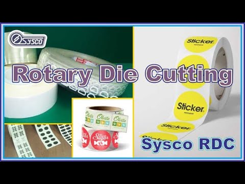 Sysco RDC High Speed Rotary Die Cut - YouTube
