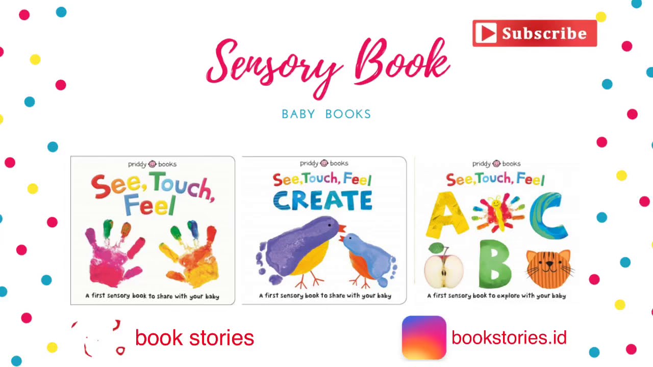 Sensory Book from Priddy - See Touch Feel Series - Baby Books 