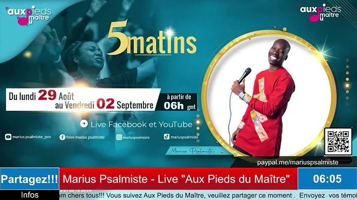 Marius Psalmiste - Live ( cinq matins - jour 4) 01...