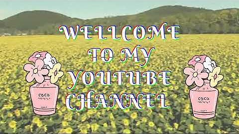 WELCOME TO MY YOUTUBE CHANNEL! (CHANNEL INTRO v1) |ALAIZA RAIVEN PAÑO