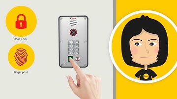 Fingerprint&RFID Card intercom