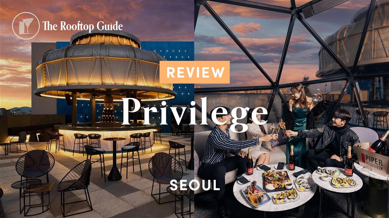 Privilege Rooftop Bar in Seoul - Review