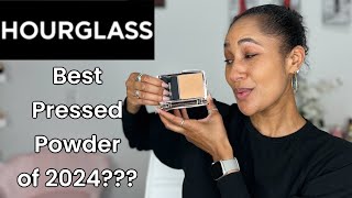 Best Powder of 2024?! | New Hourglass Vanish Pressed Powder Review | 10HR Wear Test!