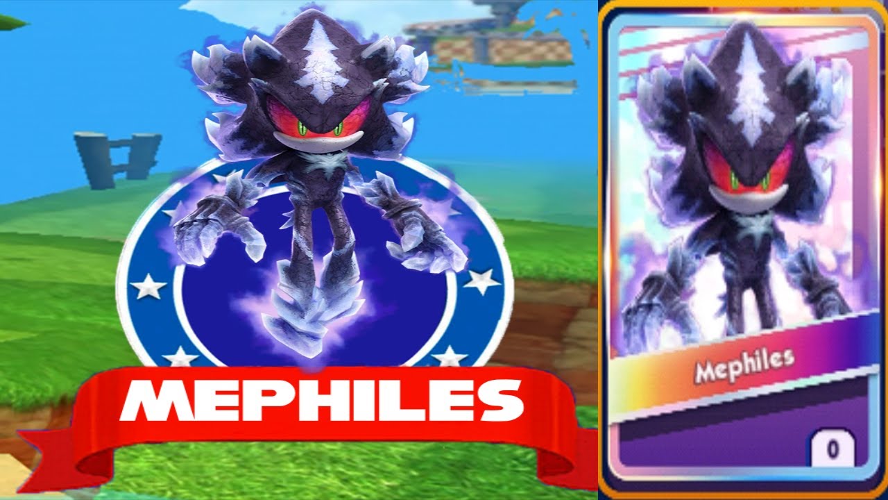 Sonic Dash - Mephiles the Dark Cards Unlocked New Character Update ...