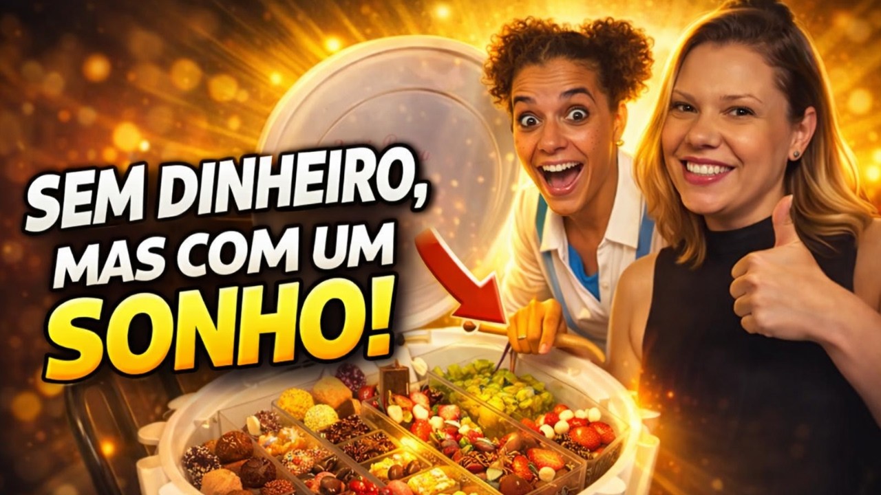 COMEÇOU DO ZERO: Ela nãp tinha DINHEIRO e conseguiu comprar o CARRINHO DE BRIGADEIRO!