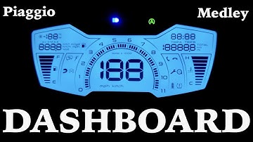 Piaggio Medley S 125 2020 Dashboard