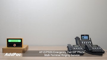 AP-EIP50N Emergency Call SIP PhoneMulti-Terminal Ringing Service(비상통화장치 멀티터미널 동시콜 서비스)