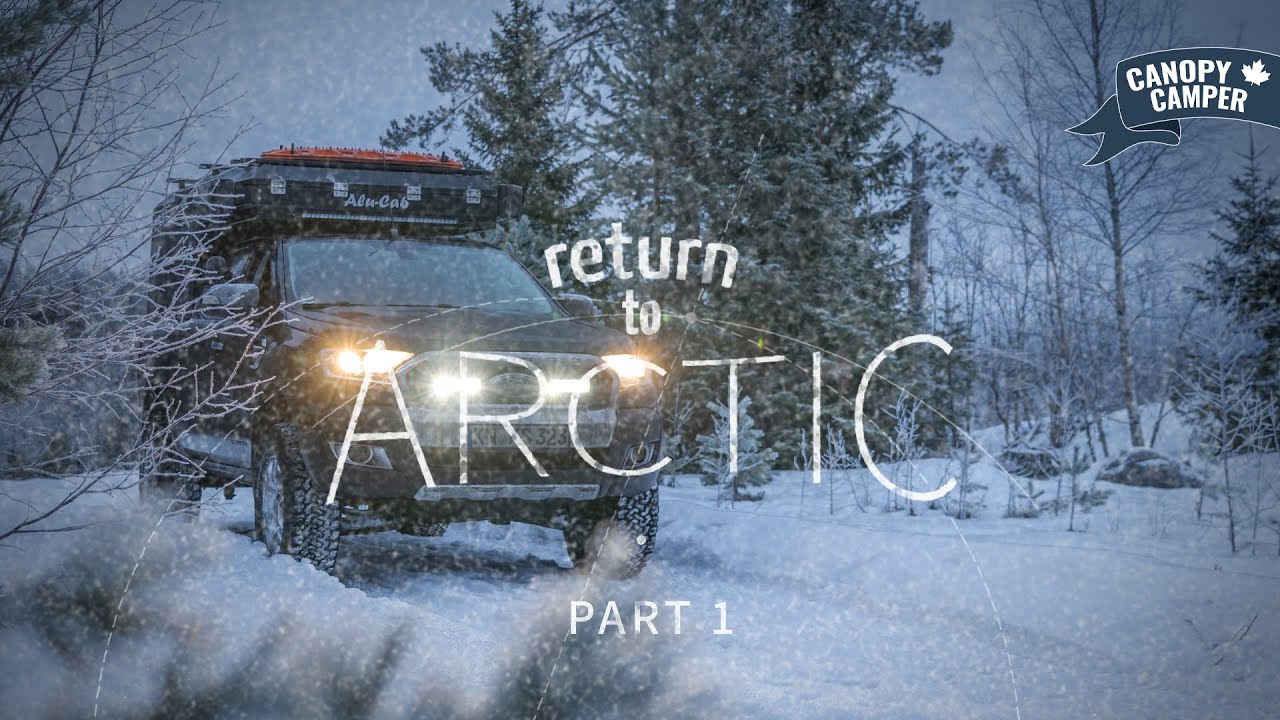 Mit DACHZELT über den POLARKREIS - OFFROAD 4x4 Wintercamping EXTREM! Return to ARCTIC [Ep1] Nordkapp