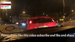 Ford Focus ST 225 Loud exhaust and pop bangs flames 