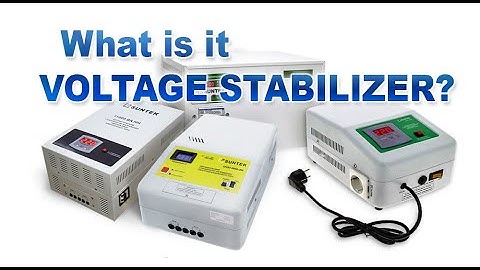 Voltage stabilizers SUNTEK: All types inside short video.