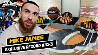 Mike James gifted with Custom Adidas kicks for breaking the Euroleague all time scoring record