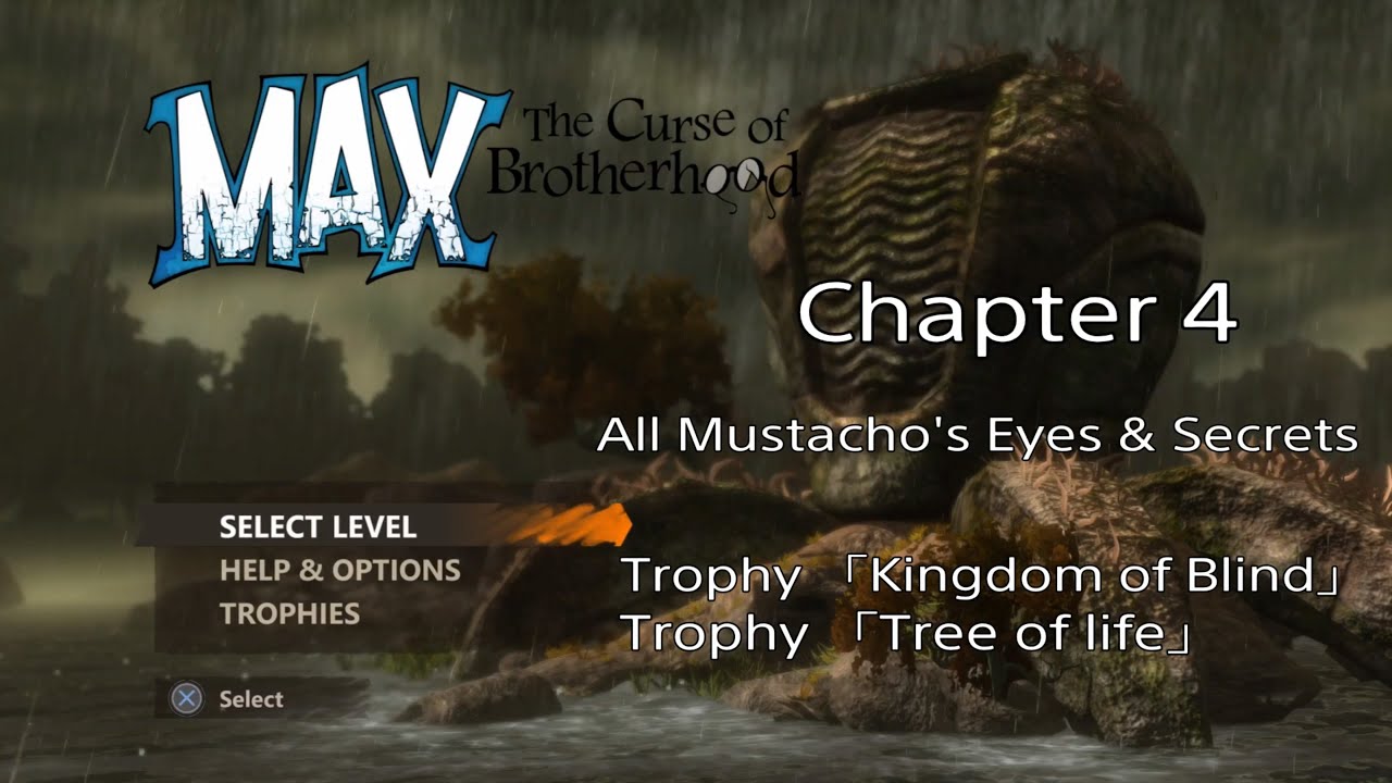 MAX:The curse of brotherhood  Chapter 4 全てのMustacho's Eyeとシークレット