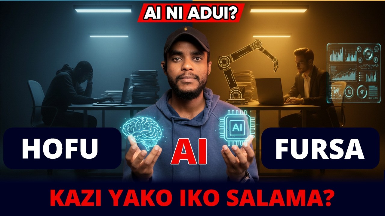 Uongo Mkubwa Kuhusu AI Unaotufanya tubaki Masikini | Acha Kuogopa AI